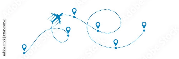 Obraz Samolot i ścieżka