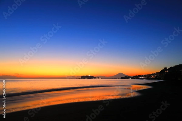 Fototapeta 幻想的な夕焼け空