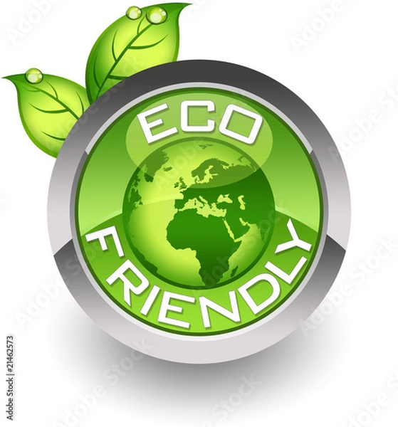 Fototapeta ''Eco-friendly'' glossy icon