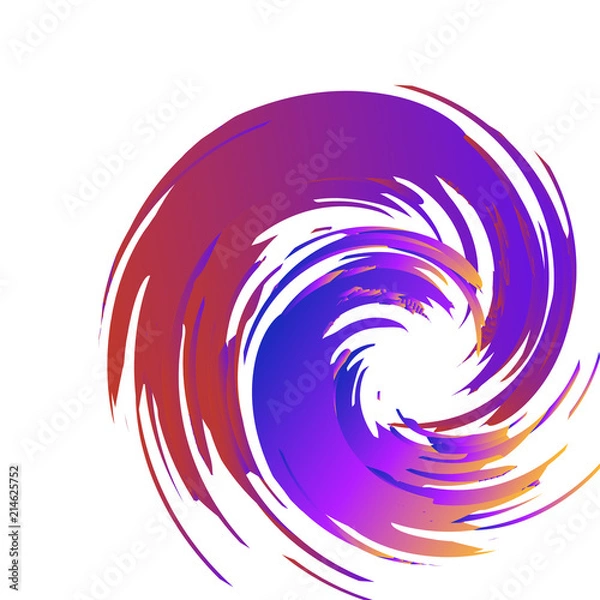 Fototapeta Vector - bright abstract colorful waves