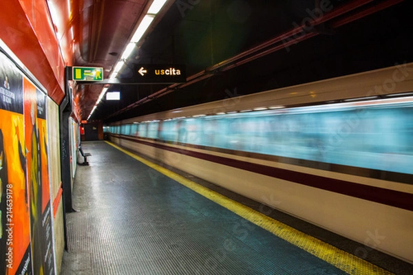 Obraz Rome, Italy, Subway