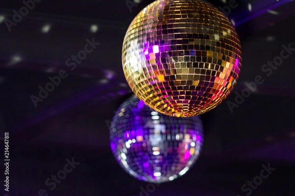 Obraz Disco balls on the ceiling.