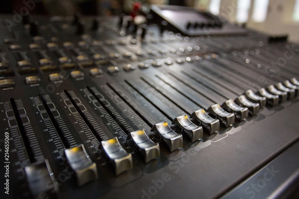 Obraz Audio Mixing Desk