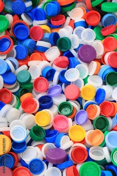 Obraz Plastic caps