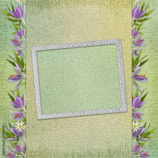 Fototapeta Framework for invitation or congratulation.