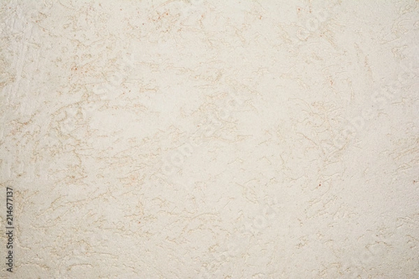 Obraz texture of the surface of the wall covered with decorative plaster of the woodworm type