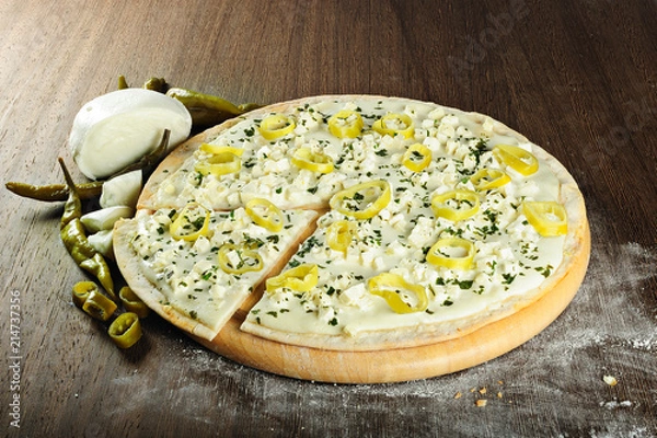 Obraz Flammkuchen Vegetarisch