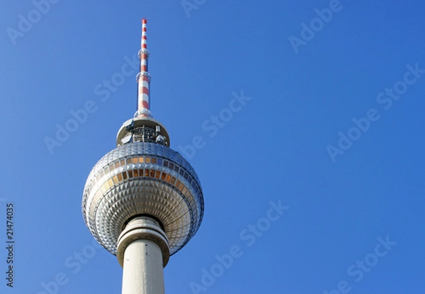 Fototapeta Fernsehturm Berlin - Niemcy - Wieża telewizyjna