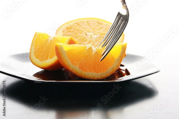 Obraz Orange on a platter