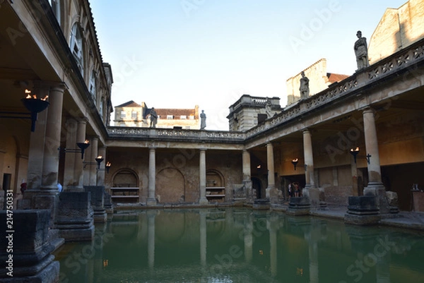 Obraz Bains romains à Bath, Angleterre