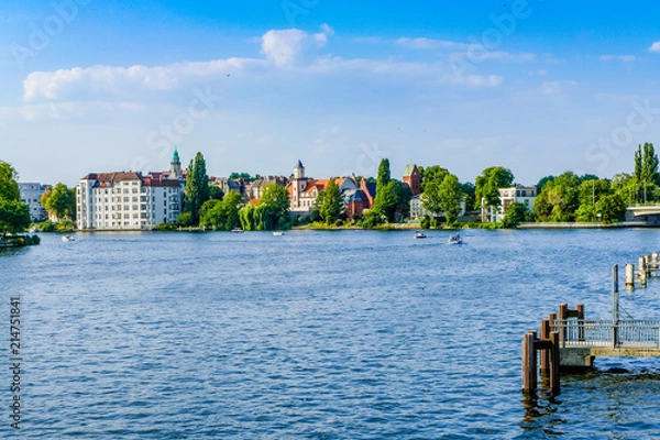 Fototapeta Berlin Koepenick w Müggelspree latem