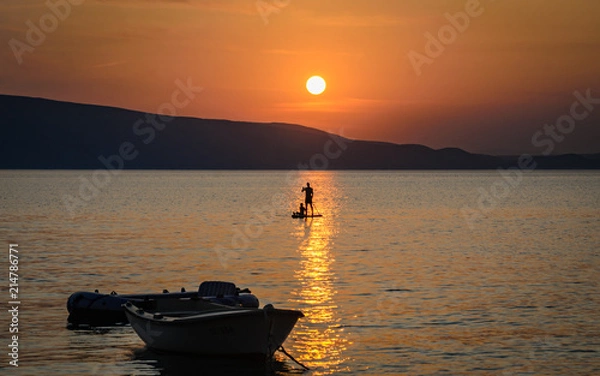 Obraz Sunset at Adriatic Coast 