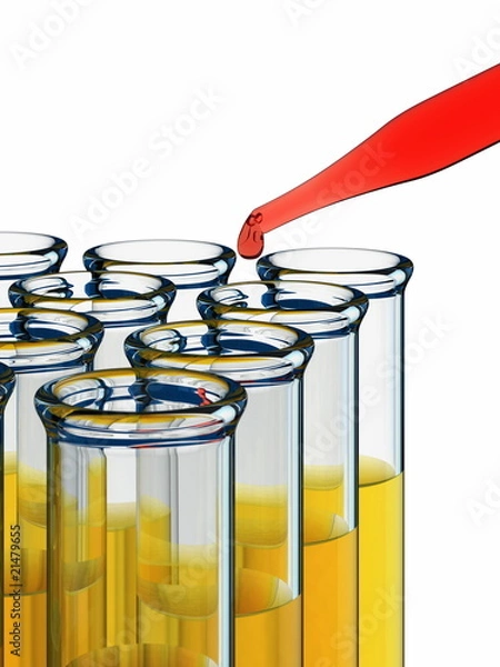 Obraz Test tubes
