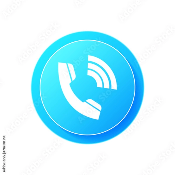 Obraz Ringing phone icon