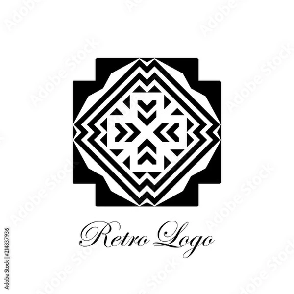 Fototapeta Art Deco Logo