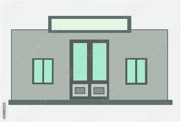 Fototapeta Office Drawing Vector. Flat Design.