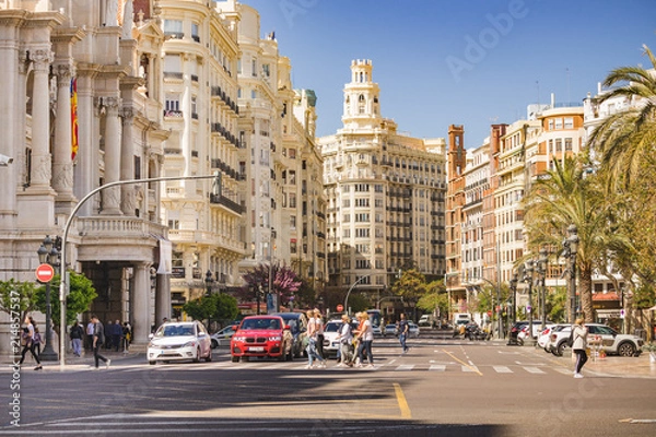 Obraz City view Valencia