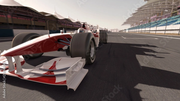 Fototapeta formula one race car