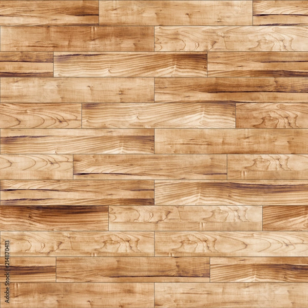 Obraz Seamless light brown parquet texture