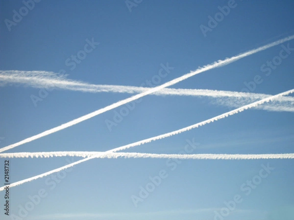 Obraz kondensstreifen