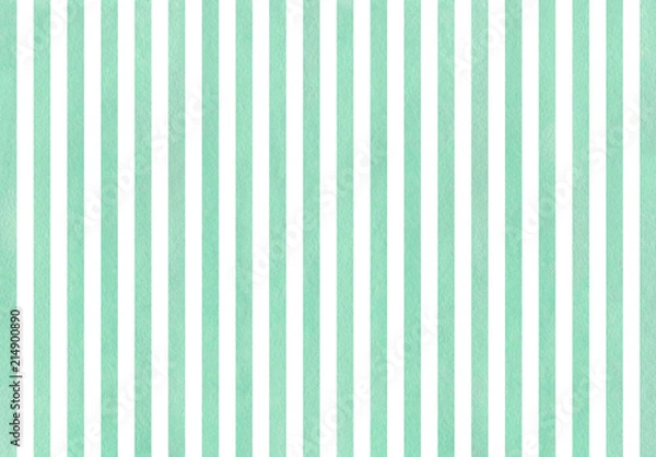 Obraz Watercolor striped background.