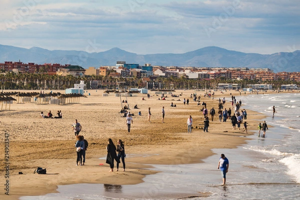 Obraz La Malvarrosa beach