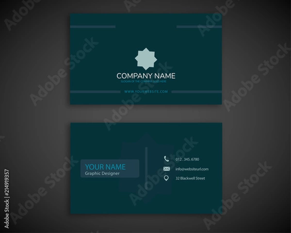 Obraz Simple Clean Business Card