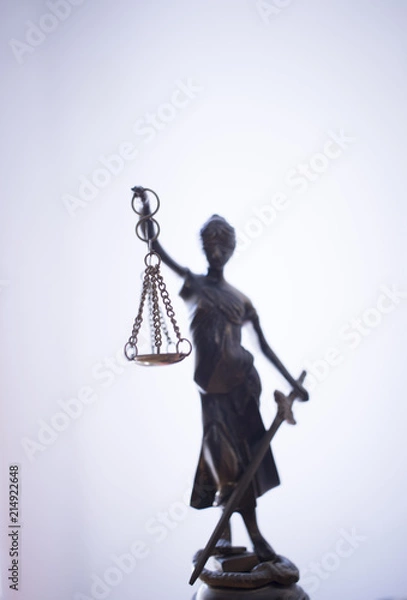 Fototapeta Law office legal justice statue