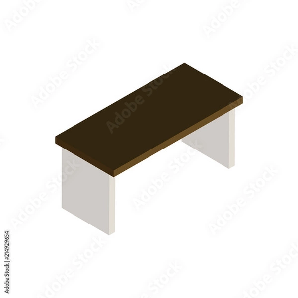 Fototapeta Office  table icon