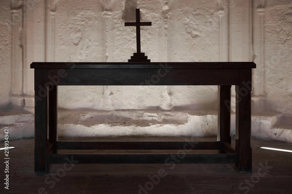 Obraz Cross on the table .