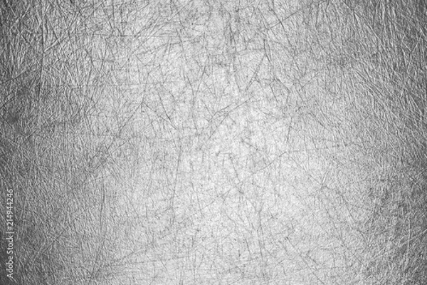 Obraz cracked scratches on silver texture background