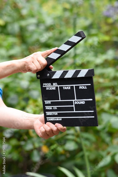 Fototapeta カチンコ