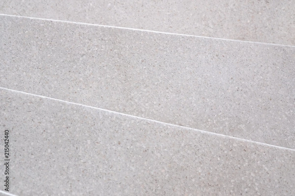 Fototapeta Stairs Terrazzo polished stone walkway and floor, pattern and color surface marble and granite stone, material for decoration background texture, interior design. selective focus.
