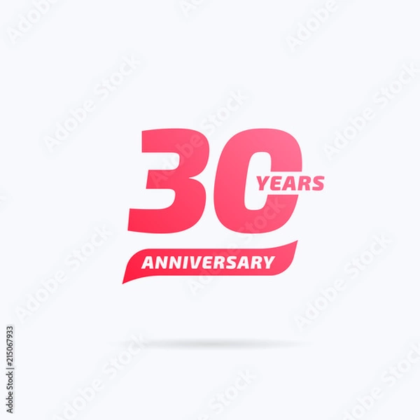 Obraz 30 Years Anniversary Label