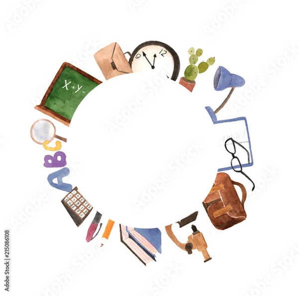 Obraz Classroom elements.