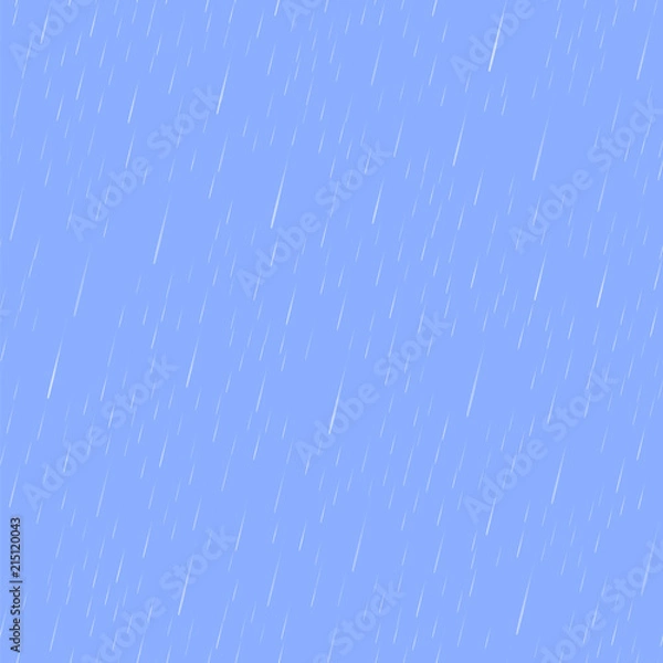 Fototapeta Seamless Rain Drops Pattern