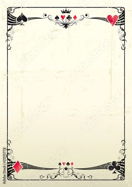 Fototapeta Kasyno grunge