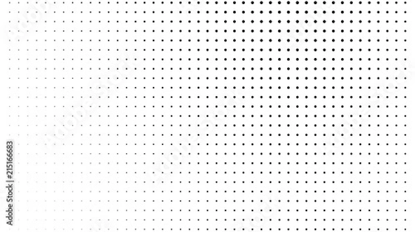 Fototapeta Abstract b&w Dots