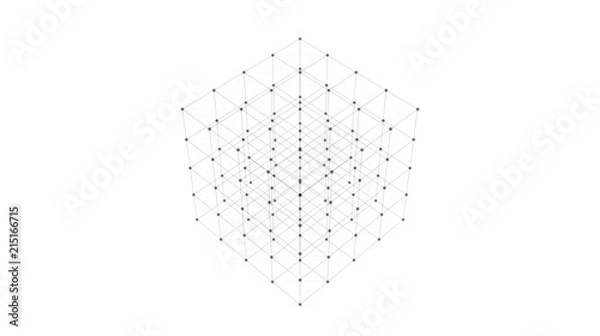Fototapeta Geometric cube