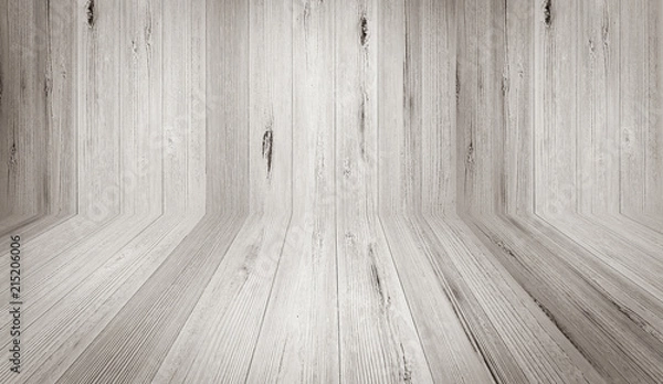 Fototapeta Wood texture background white backdrop