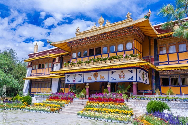 Fototapeta Norbulingka Dalai Lama summer palace, Lhasa