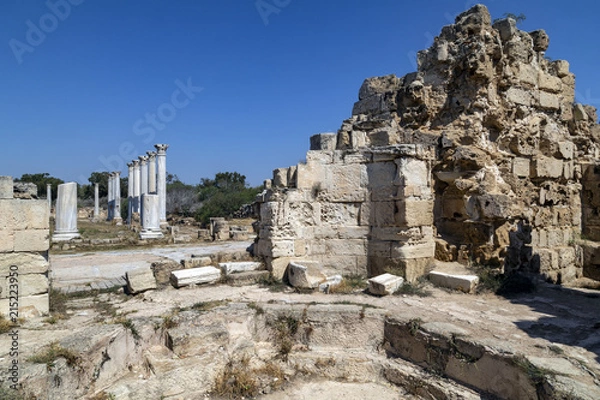 Fototapeta Salamis Roman Ruins - Turkish Cyprus