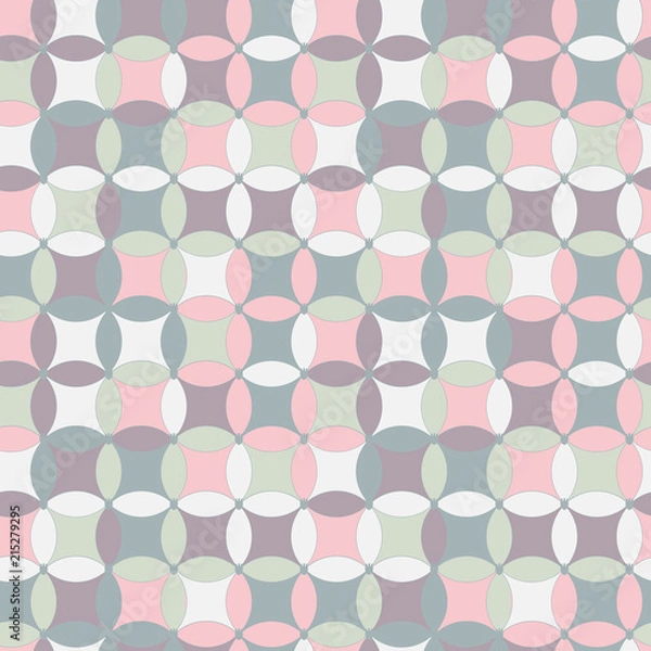 Fototapeta Simple bright pattern for textile or scrapbooking background