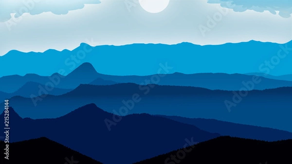 Obraz landscape in the mountains