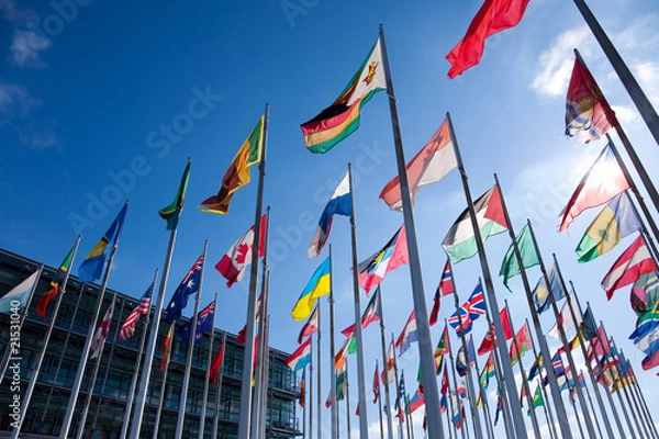 Obraz Flagi wiejskie