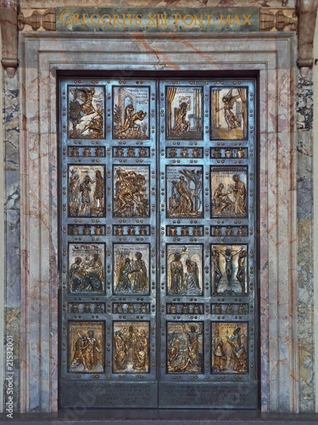 Fototapeta Petersdom Heilige Tür