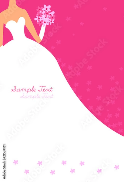 Obraz Bride waiting for the wedding