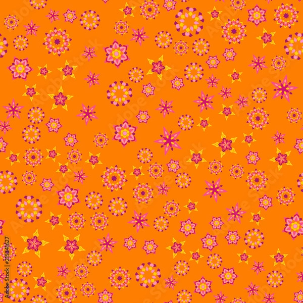 Fototapeta Abstract beautiful seamless pattern
