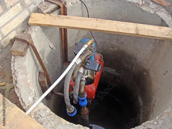 Obraz Pump in well