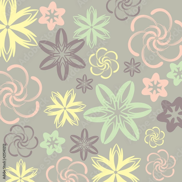 Fototapeta vector floral background